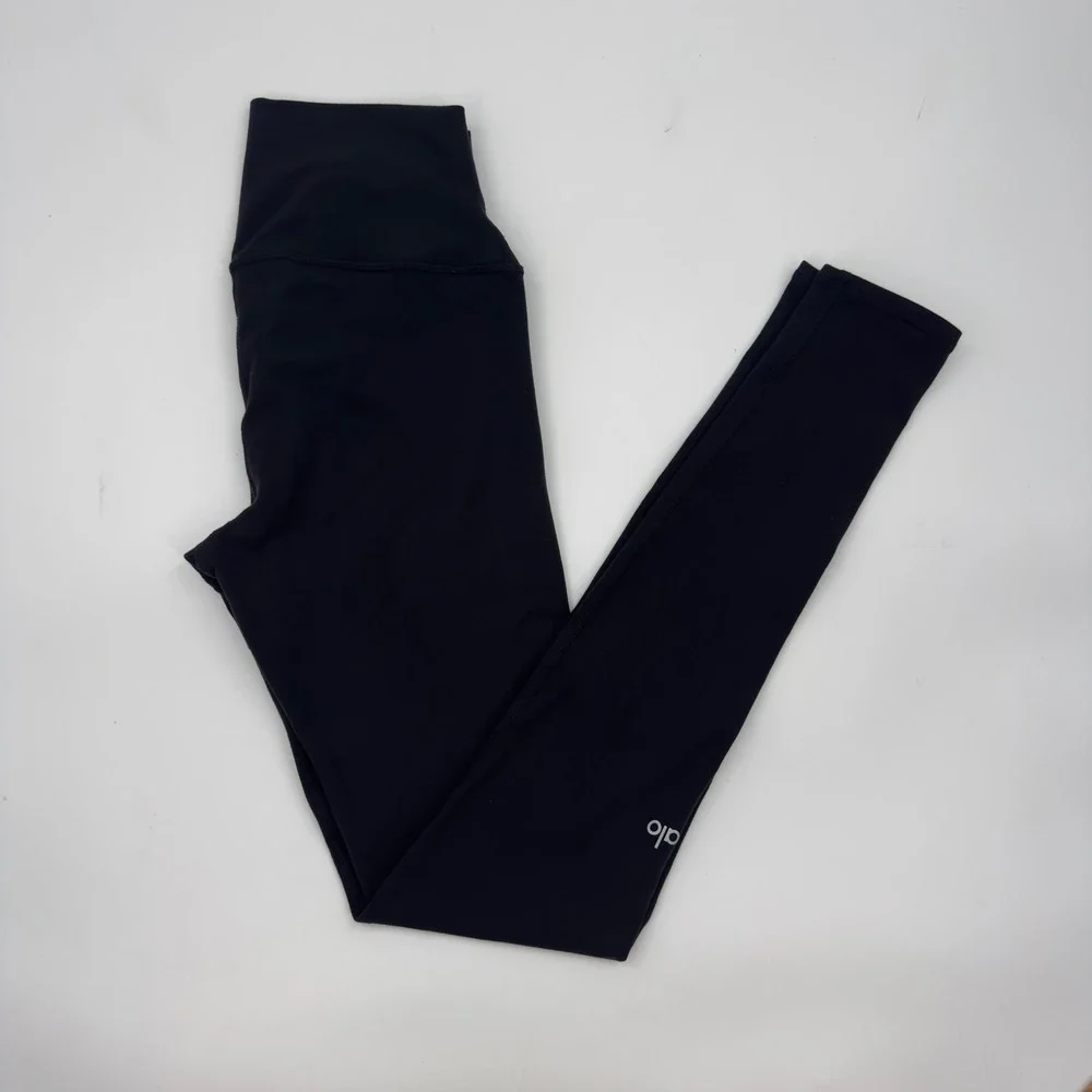 Alo Yoga Airbrush High-Waist Leggings Black Size M 30